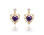 Purple Queen Earrings
