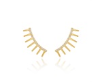 Bright Crawler Earrings Pave