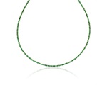 Emerald Tennis Necklace Gold