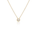 Solitaire Necklace Gold