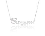 Supermom Necklace Silver
