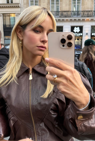 Oval Solitaire Ring Gold