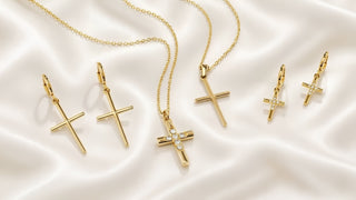 Icon Cross Necklace Gold