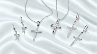 Icon Cross Necklace Silver