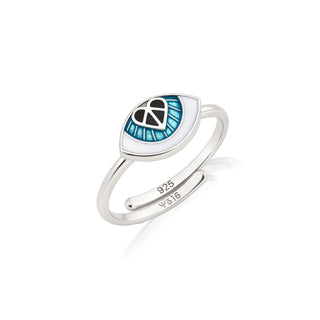 Eye Sea You Ring Icy Blue
