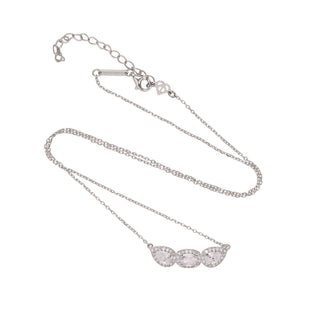 Pave Necklace Silver