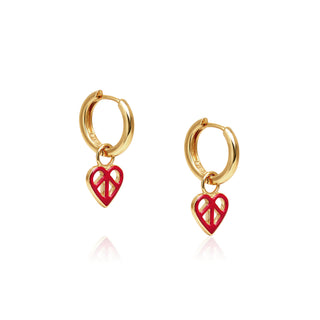 Little Love Hoops - Passionate Bordeaux