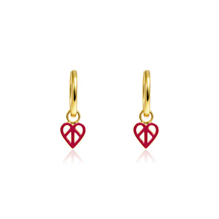Little Love Hoops - Passionate Bordeaux