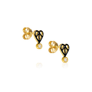 Little Love Studs - Iconic Black