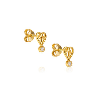 Little Love Studs - Solar Gold