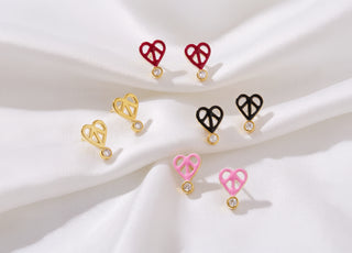 Little Love Studs - Iconic Black