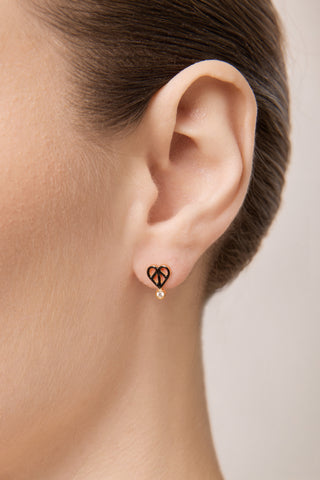 Little Love Studs - Iconic Black