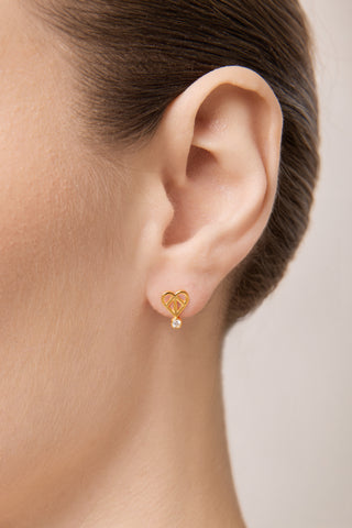 Little Love Studs - Solar Gold