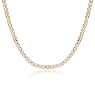 Tennis Bold Necklace Gold