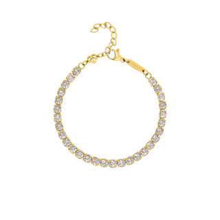 Tennis Bold Bracelet Gold