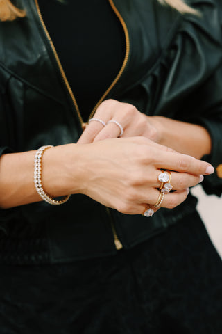 Tennis Bold Bracelet Gold