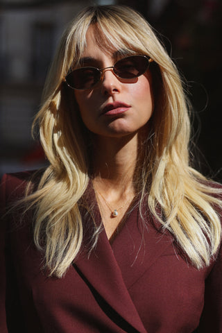 Logo Pearl Necklace Gold