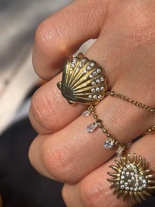 Shell Ring Gold