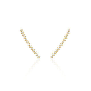 Sparkly Crawler Earrings